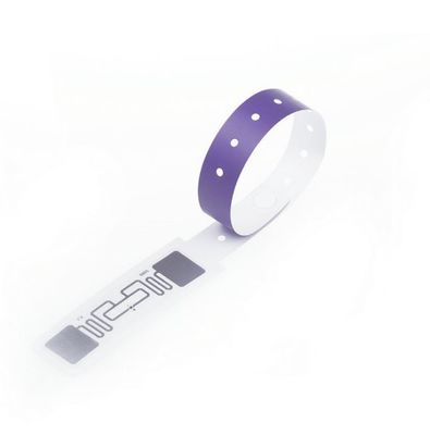 Su Geçirmez Tek Kullanımlık Kağıt Rfid Bileklik 210*35mm 250*30mm