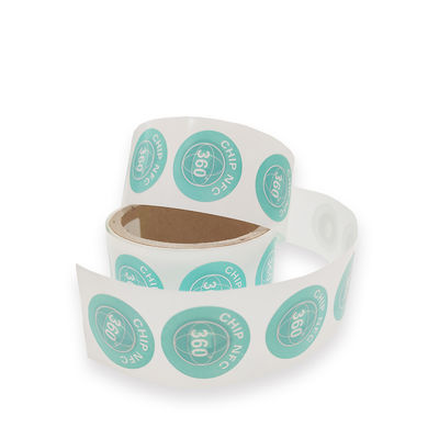 Renkli Baskı RFID NFC Etiketleri NFC Etiket Etiketi PET / PVC Malzeme