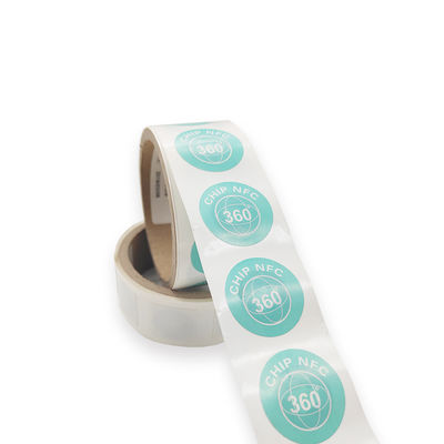 Renkli Baskı RFID NFC Etiketleri NFC Etiket Etiketi PET / PVC Malzeme