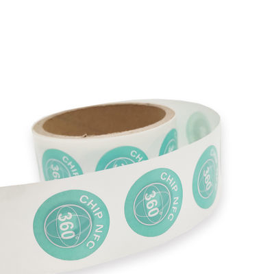 Renkli Baskı RFID NFC Etiketleri NFC Etiket Etiketi PET / PVC Malzeme
