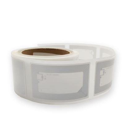 50mm * 50mm RFID HF Etiketini Özelleştirin ISO15693 13.56mhz RFID Kitaplık Etiketi