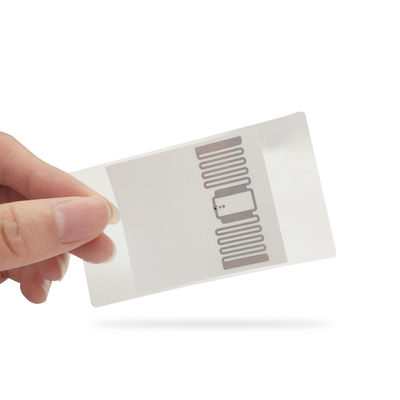 Tüketim Yönetimi için R6 Chip RFID Perakende Etiketi 80X45mm