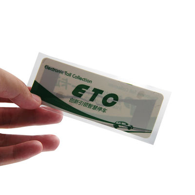 Kuşe Kağıt RFID UHF Etiketi UHF Ön Cam Etiketi Monza M4QT