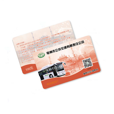 FM1208 CPU Rfid Akıllı IC Kart Malzemesi PVC PET Serigrafi Baskı