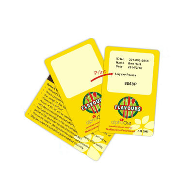 ISO14443A Akıllı IC Kartı 58mm×89.6mm 100000 Defa Yeniden Yazılabilir