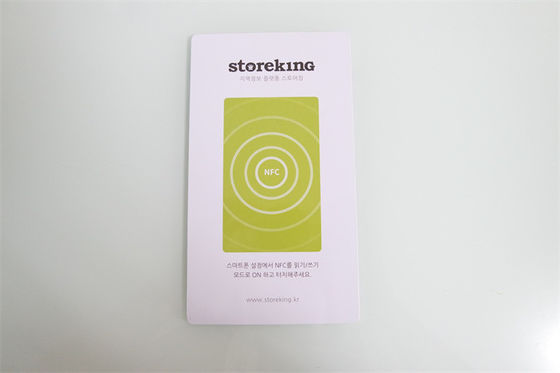 ISO 14443A CR80 Plastik NFC RFID Kartı 213 13.56mhz Frekans