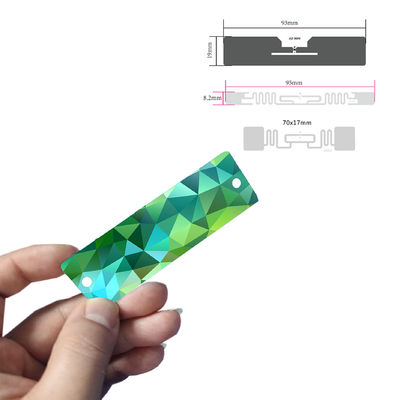 Baskı RFID UHF Kartı 130X40mm Uzun Mesafe Okuma 860~960MHz