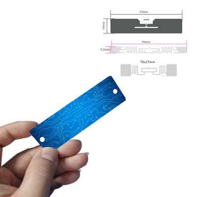 Baskı RFID UHF Kartı 130X40mm Uzun Mesafe Okuma 860~960MHz