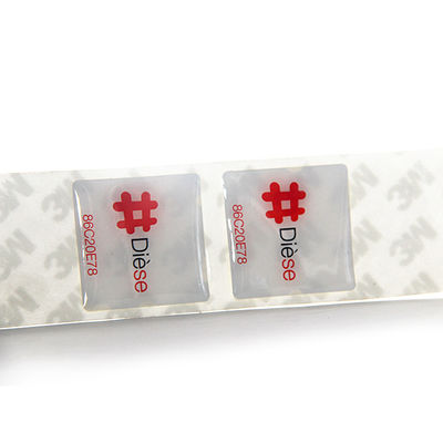 Özel Baskı PVC Reçine Rfid Epoksi Etiketi 13.56MHz Su Geçirmez