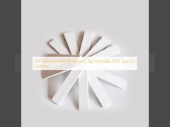 Giyim için UHF Su Geçirmez RFID Çamaşır Etiketi Yıkanabilir RFID Etiketleri