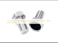 Özel Vidalı Metal RFID Akıllı Etiketler UHF Seramik / Epoksi Çelik Malzeme