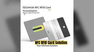 NFC RFID Kartı ISO14443A Manyetik Şerit Çipi 216